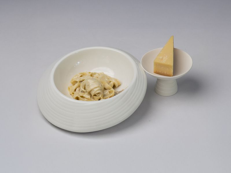 Fettuccine Alfredo pasta cream sauce