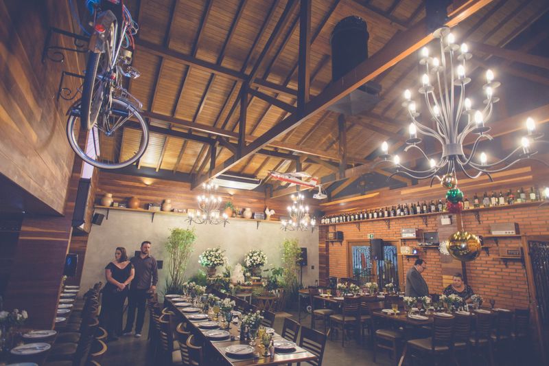 Giordanos restaurant interior with warm lighting and rich atmosphere