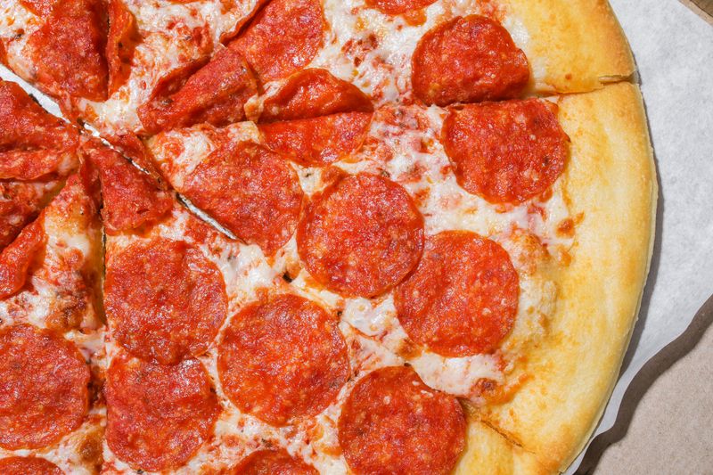 Thin crust pizza catering option